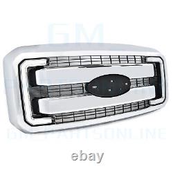 Assemblage de la grille pour F250/F350/F450/F550 Super Duty Chrome Grill OEM de 2011-2016