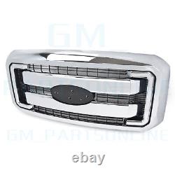 Assemblage de la grille pour F250/F350/F450/F550 Super Duty Chrome Grill OEM de 2011-2016