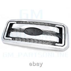 Assemblage de la grille pour F250/F350/F450/F550 Super Duty Chrome Grill OEM de 2011-2016