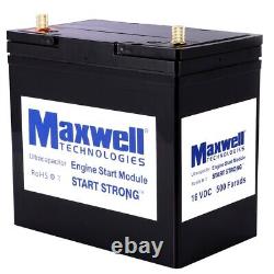 Batterie de super condensateur Maxwell 16V 500F 6pcs 2.7V 3000Farads avec boîtier en plastique