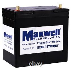 Batterie de super condensateur Maxwell 16V 500F 6pcs 2.7V 3000Farads avec boîtier en plastique