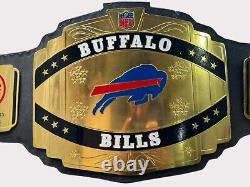 Ceinture de championnat de réplique de Super Bowls des Buffalo Bills taille adulte en laiton de 2 mm