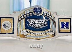 Ceinture de championnat en cuir des Philadelphia Eagles pour le Super Bowl, taille adulte 2mm 4mm