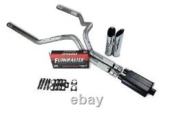 Chevy Gmc 1500 Camion 07-14 3 Dual Exhaust Kits Flowmaster Super 44 Slash Tip