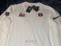 Cincinnati Bengals Nike Super Bowl 56 LVI Bound White Diamond Shirt Manches Longues
