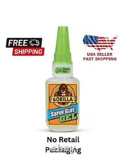 Colle Gorilla Gel Transparente Bouteille de Super Glue 15 Grammes! Avec livraison rapide gratuite aux États-Unis