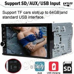 Double 2din 6.2 Car Stereo CD Mp3 Lecteur DVD Radio Bluetooth + Caméra De Recul Us