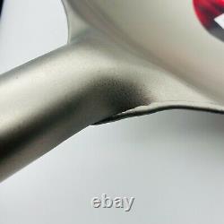 Ebm Pure Titanium Super Light Chinese Wok Argent Une Main 30cm Marque Nouveau Japon