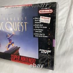 Final Fantasy Mystic Quest Super Nintendo Snes 1992 Usine Scellée Minty