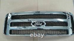 Ford Chrome Grille Conversion Emblème Noir 99-04 Super Duty F250 F350 F450 Gratuit