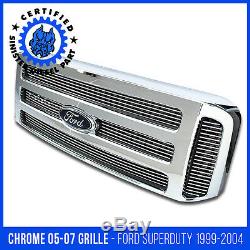 Ford Chrome Grille Conversion Pour 1999-2004 Super Duty 2005 2006 2007 F250 F350