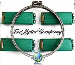 Ford Super Duty Oem Vert Hi-pression Tpms Capteurs Ensemble De (4) 8c2z-1a189-a Nouveau