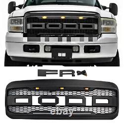 Grille avant Raptor noir pour Ford F250 F350 Super Duty Excursion 1999-04