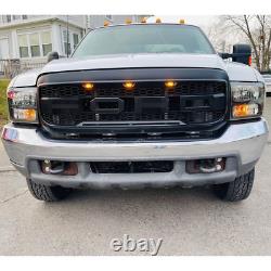 Grille avant Raptor noir pour Ford F250 F350 Super Duty Excursion 1999-04