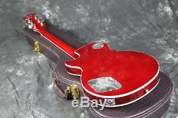 Guitare Électrique Ace Frehley Signature Figured Maple Top Cherry Burst Grover Top