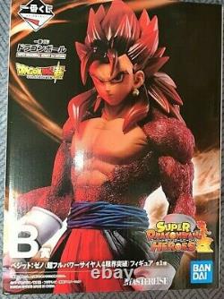Ichiban Kuji Dragonball Super Heroes 3ème Prix B Vegetto & Prix E Son Goku Nouveau