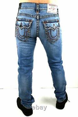 La Vraie Religion $229 Homme Rocco Relaxed Skinny Super T Jeans 33 Inseam 105266