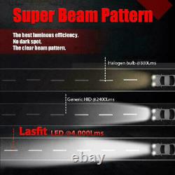 Lasfit Led Phare H11 Ampoules De Faisceau Bas 8000lm 6000k Super Bright Ls Plus Série