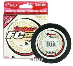 Ligne de pêche en fluorocarbone Sunline Super FC Sniper (Naturel Clair) - Sélectionnez la taille