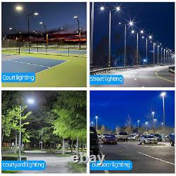 Lumières de boîte à chaussures à LED de 300W - Éclairage de zone commerciale très lumineux de 42 000 lumens pour la route.