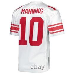 Maillot authentique du Super Bowl 2007 des New York Giants Eli Manning Mitchell & Ness en taille 48