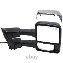 Miroir de remorquage côté passager droit chauffant pour camion F250 F350 F550 F450 Hand