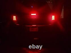 NOUVEAU SUPER LUMINEUX Paire de feux arrière entièrement LED noirs pour Chrysler 300 de 2011 à 2014.