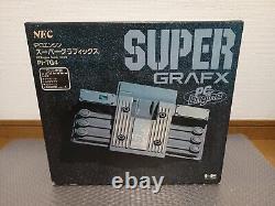NOUVELLE console NEC PC Engine Super Grafx du Japon 100% NON UTILISÉE POUR COLLECTION 2