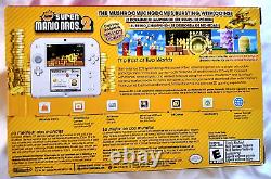 Nintendo 2ds Nouveau Super Mario Bros 2 Edition Limitée Système Portatif Rouge Nouveau