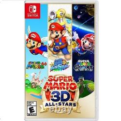 Nintendo Console Switch + Super Mario 3d All-stars + Paper Mario Origami Roi