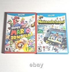 Nintendo Wii U 32 Go Super Mario 3d World Console Deluxe Set À La Menthe Noire