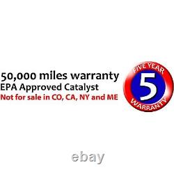 Nouveau Convertisseur Catalytique Arrière Pour E150 Van E250 E350 E450 Ford E-250