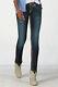 Nouveau Jeans True Religion Pour Femmes En Bleu Foncé 26 Nwt Super T Skinny Flap Blanc