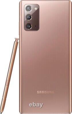 Nouveau Samsung Galaxy Note 20 5G débloqué SM-N981U 128 Go Toutes les couleurs/mémoire GSM+CDMA