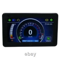 Odomètre Universal 12v Full LCD Display Instrument