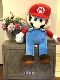 Officiel Nintendo Super Mario Bros Frères 48 pouces / 4 pieds JUMBO Peluche Nouveau