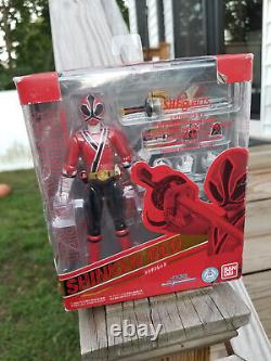 POWER RANGERS ShinkenRed Figuarts Figure SAMURAI Super Sentai Shinkenger BANDAI