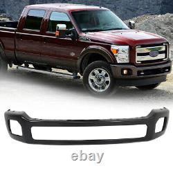  Pare-chocs avant noir en métal pour Ford F-250 F-350 F-450 Super Duty 11-16