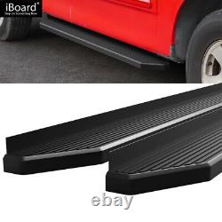 Platines de marche noires de style IBoard pour Ford F150 / F250 Super Cab légères de 99 à 03