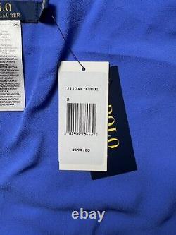 Polo Ralph Lauren Femmes Taille 2 Twist Front Halter Top Nwt 198 $