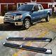 Pour 04-14 Ford F150 Super Cab (extended) Nerf Bars En Aluminium Side Step 5 Ovale Oe