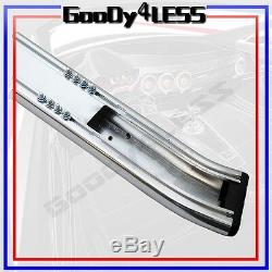 Pour 04-14 Ford F150 Super Cab (extended) Nerf Bars En Aluminium Side Step 5 Ovale Oe