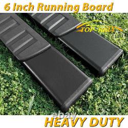 Pour 09-14 Ford F150 Super Crew Cab 6 Nerf Bar Running Board Étape Latérale Blk H