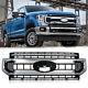 Pour 2020-2022 Ford F250 F350 F450 Super Duty Grille Avant Chrome Lc3z-8200-ba