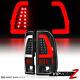 Pour 97-03 Ford F150 F250 Superdust Black Neon Tube Lumière De Frein Led Tail Lampe L+r