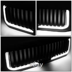 Pour 99-04 Ford F250 F350 Super Duty Badgeless Style Led Bar Avant Pare-chocs Grille