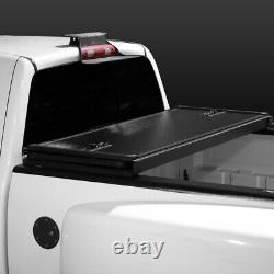 Pour 99-18 Ford Super Duty 6.5ft Short Bed Frp Hard Solid Tri-fold Tonneau Cover