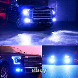 Pour Dodge Dakota 2005-2009 4pcs 8000K LED phares hauts/bas + feux de brouillard