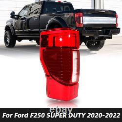 Pour Ford F250 Super Duty 2020-2022 - Feu arrière gauche à LED avec type de point aveugle