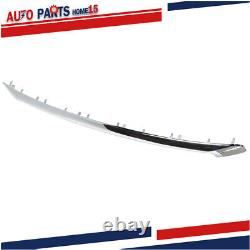 Pour Ford F-250 F-350 Super Duty 2020-2022 Grille de pare-chocs avant supérieur chromé.